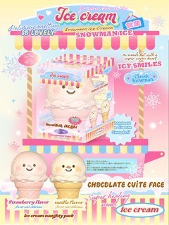 Classic Snowman Ice Cream